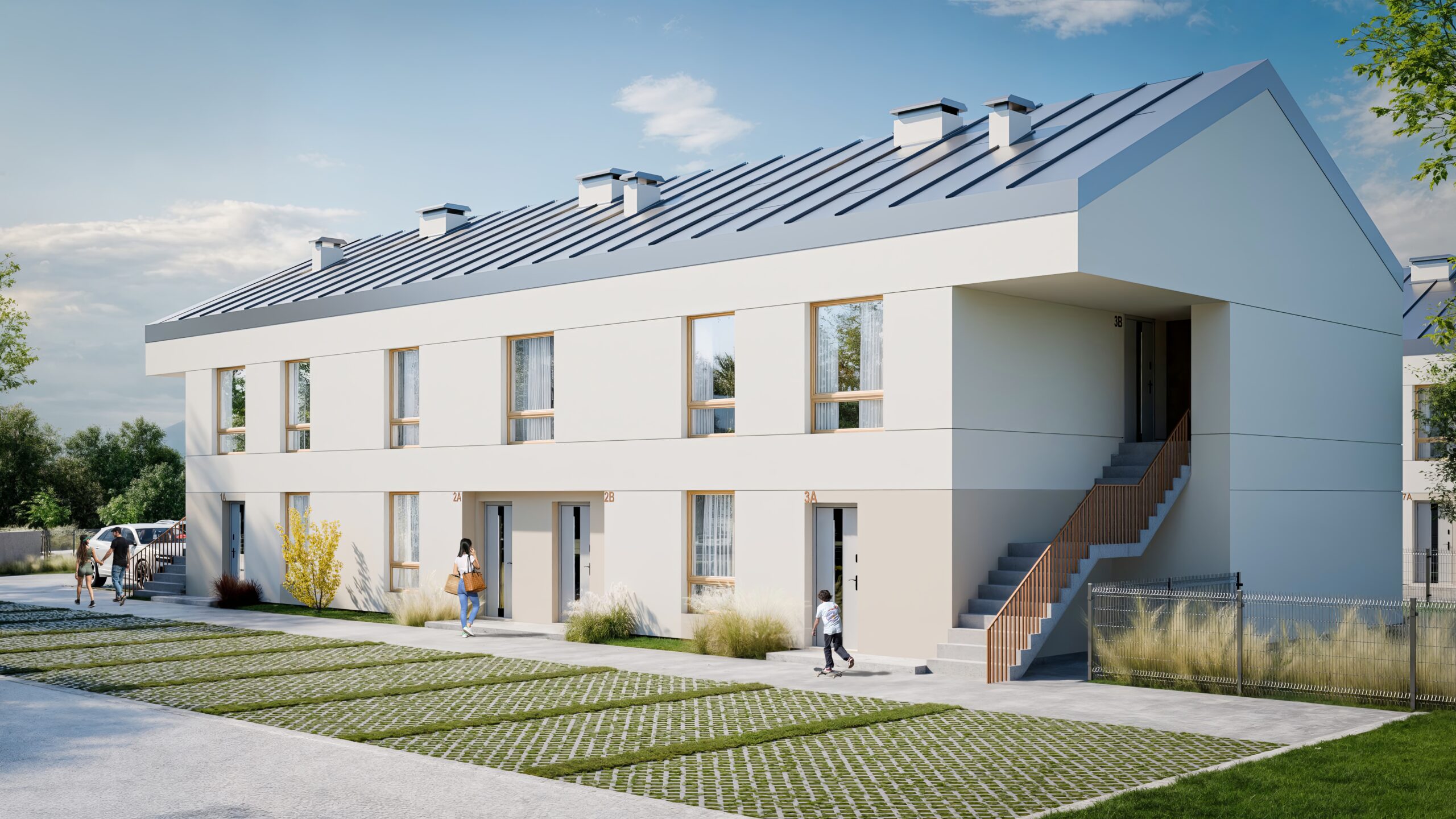 Osiedle Leśne 1 - wizualizacja budynku